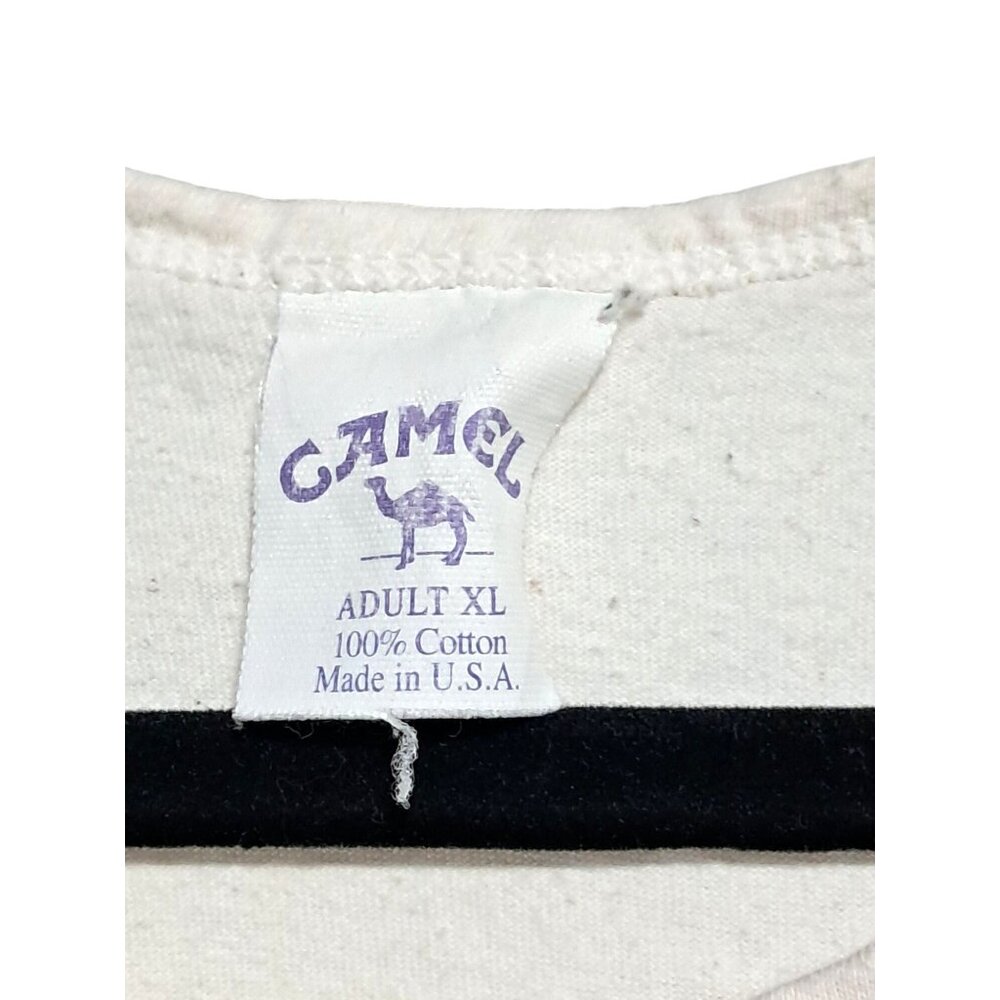 Single Stitch Joe Camel Tank Top Adult XL Mens Womens Unisex Tobacciana 90s Vtg - Picture 3 of 7